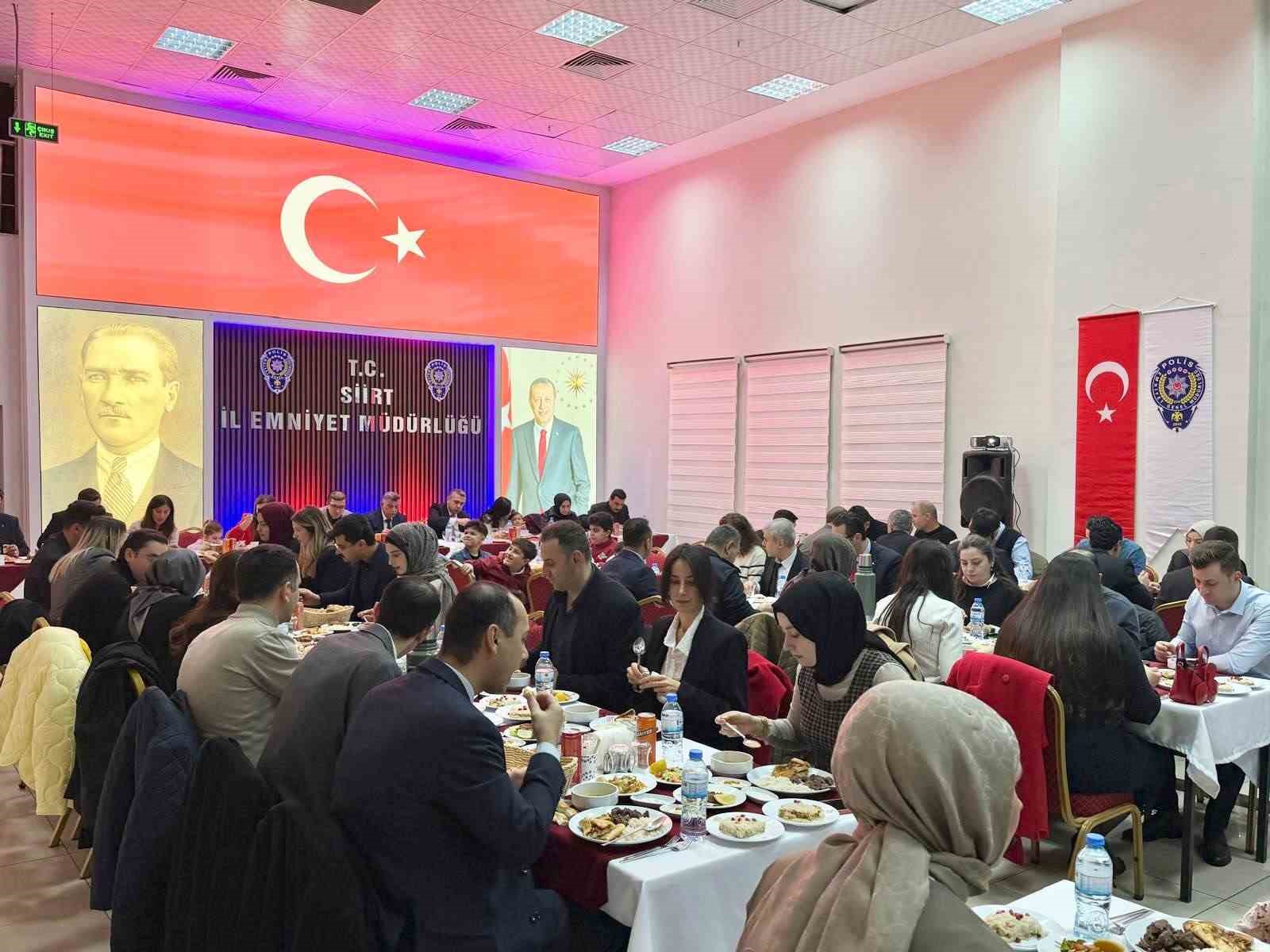 Siirt&rsquo;te yargı ve emniyet mensupları iftarda buluştu
