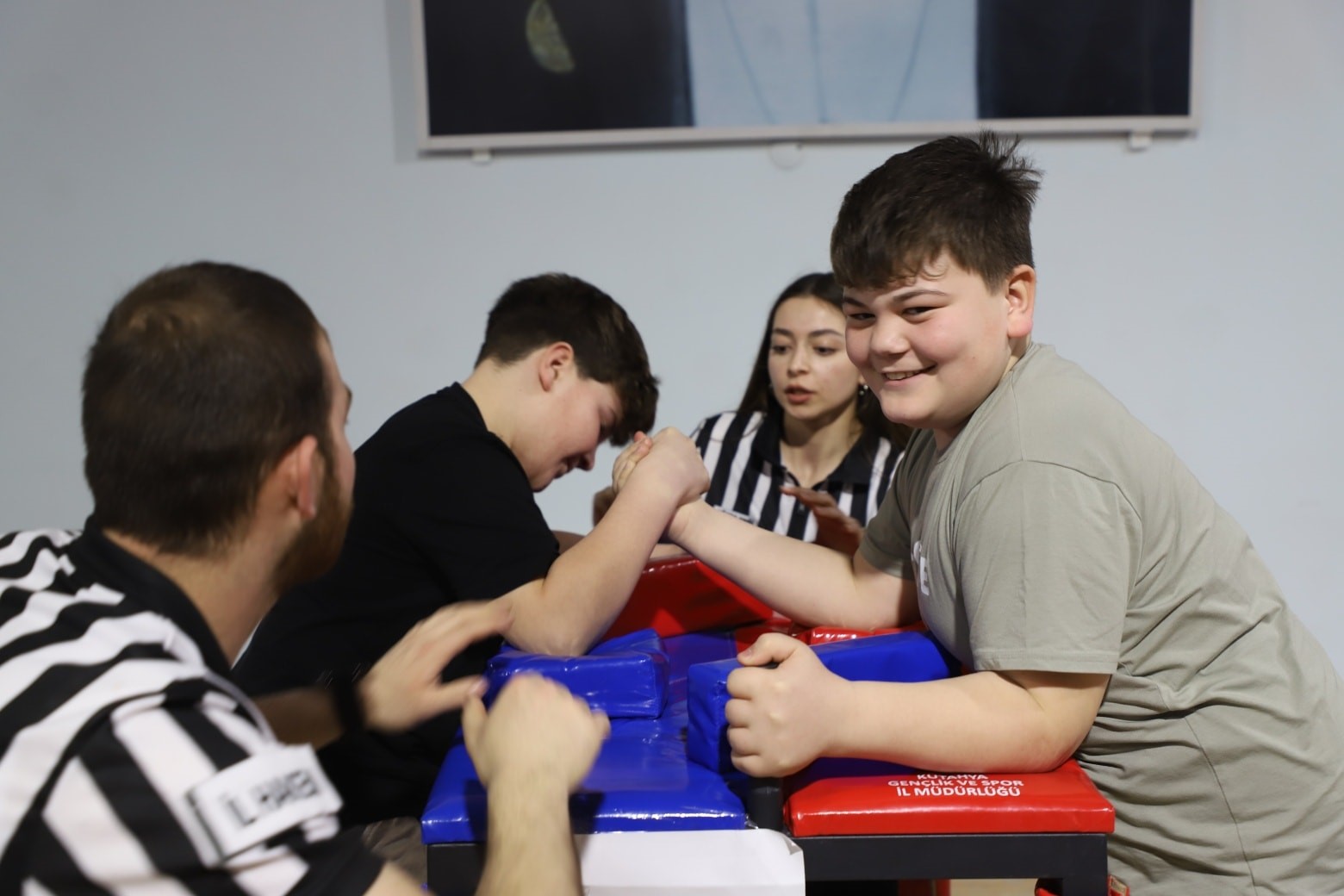 Kütahya’da ’Küçükler Bilek Güreşi İl Birinciliği’ tamamlandı