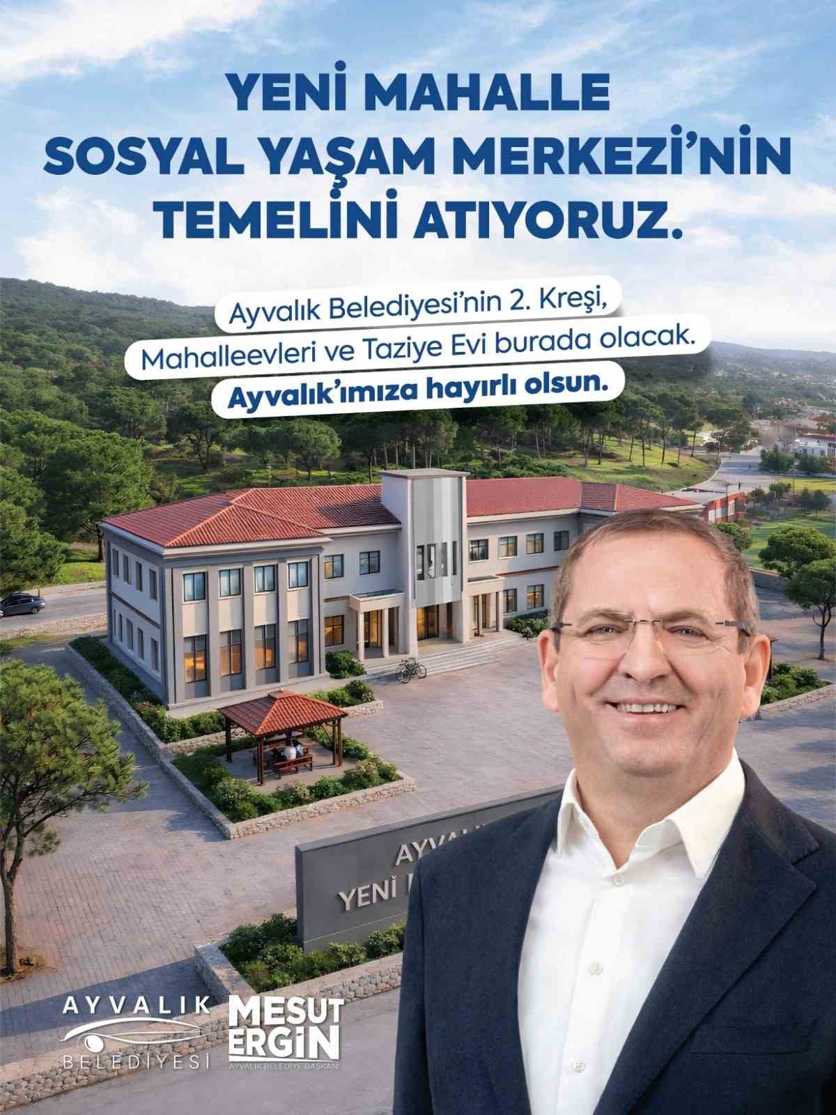 Ayvalık&rsquo;ta Yenimahalle&rsquo;ye sosyal yaşam merkezi m&uuml;jdesi
