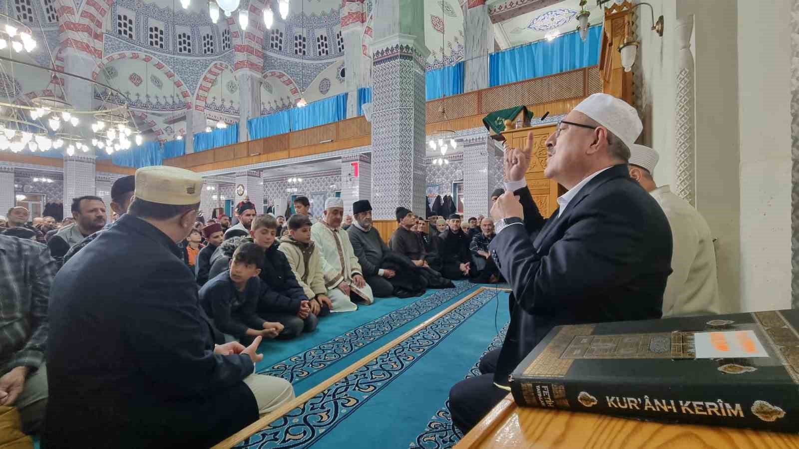 Erzurum’da Sakal-ı Şerif heyecanı