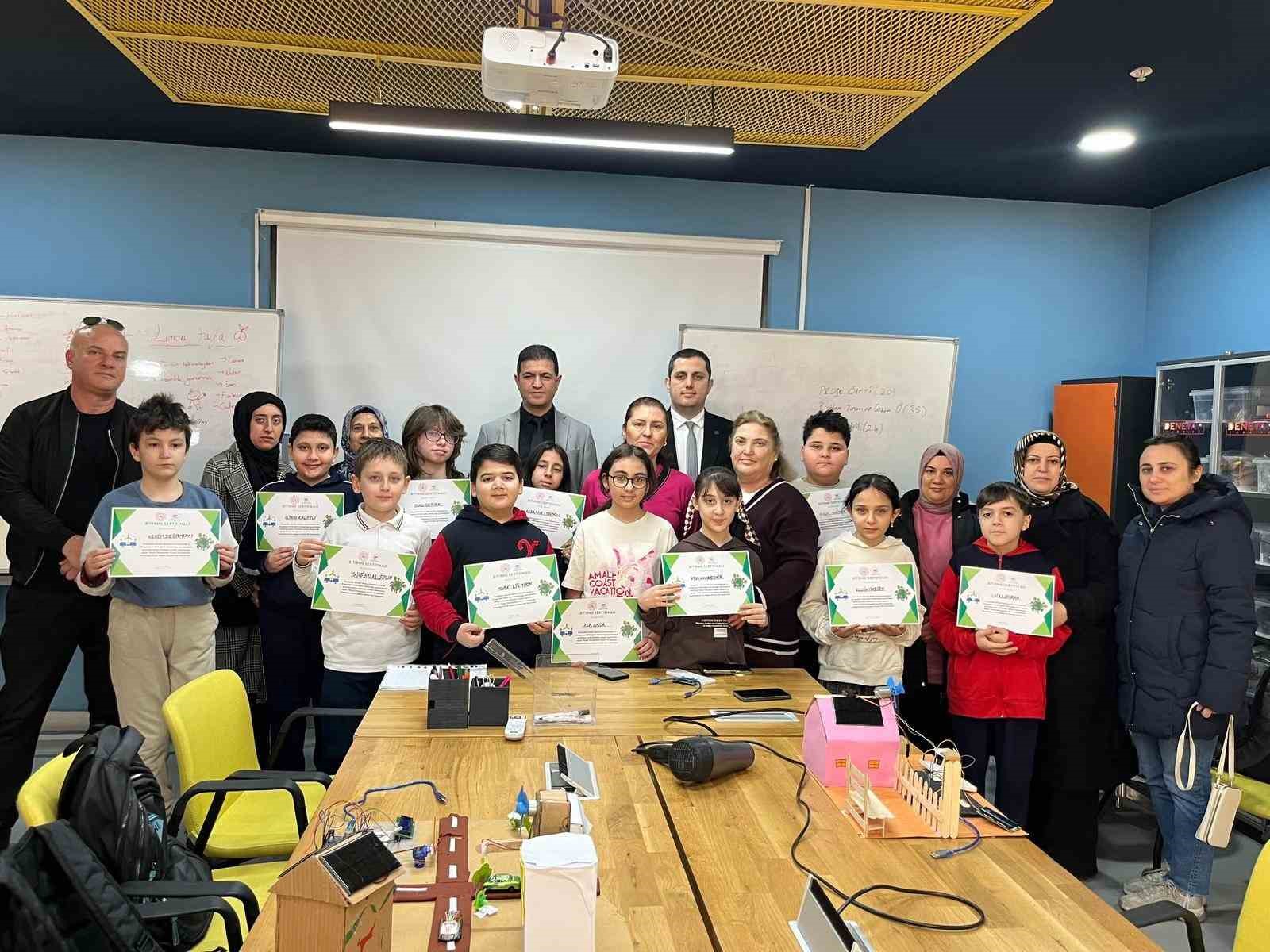 Enerji Atölyesi’nde sertifika heyecanı