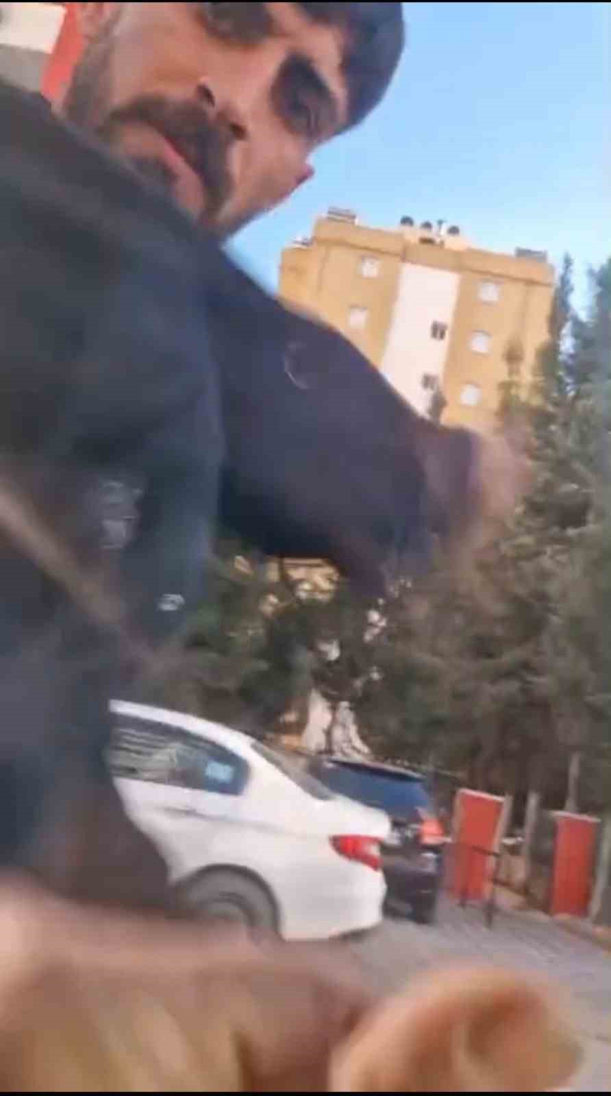 Adana&rsquo;da trafikte yol verme kavgasında aracın &ouml;n&uuml;n&uuml; kesip saldırdılar
