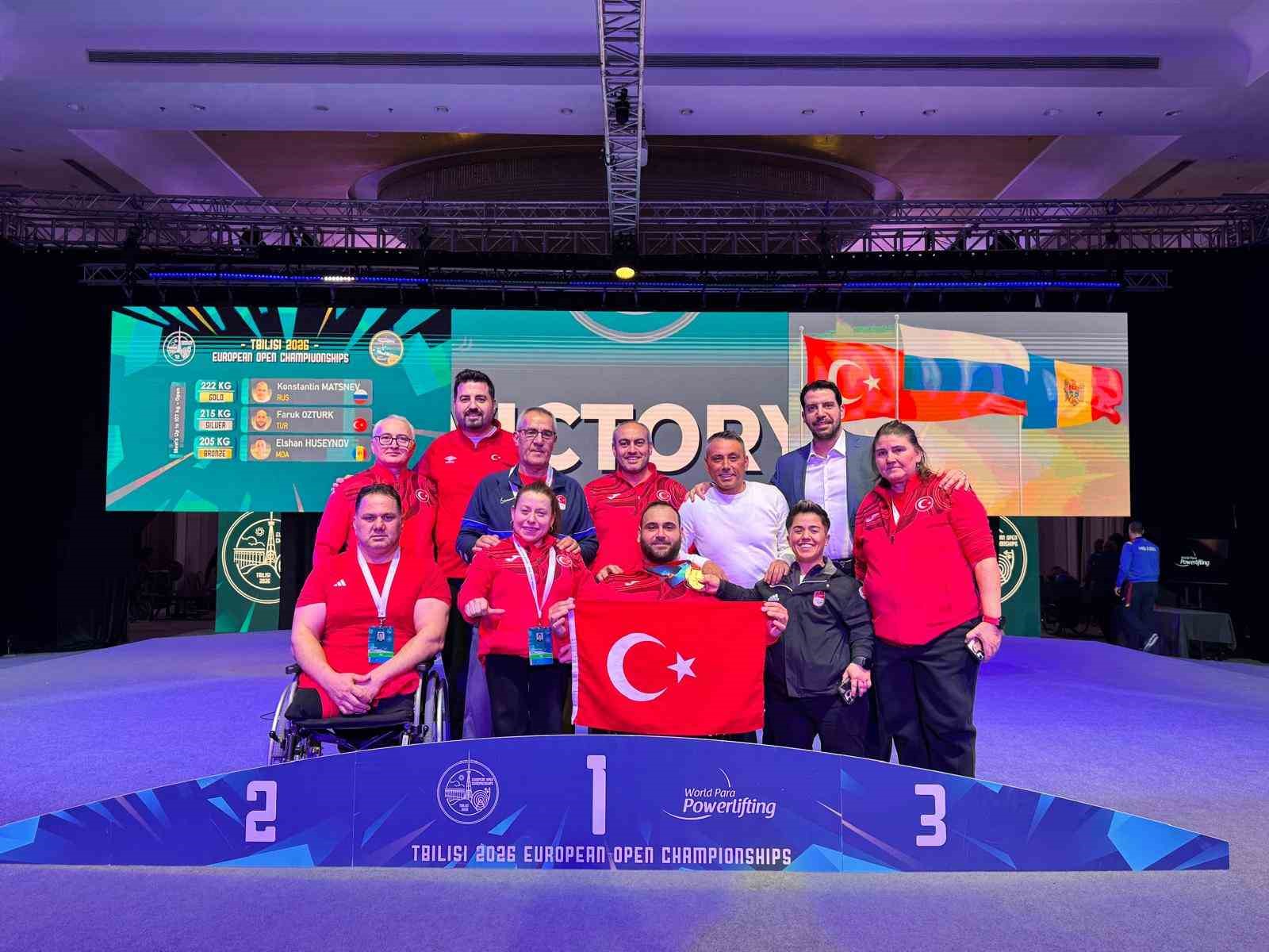 Avrupa Para Powerlifting Şampiyonası’nda milliler 15 madalyaya ulaştı