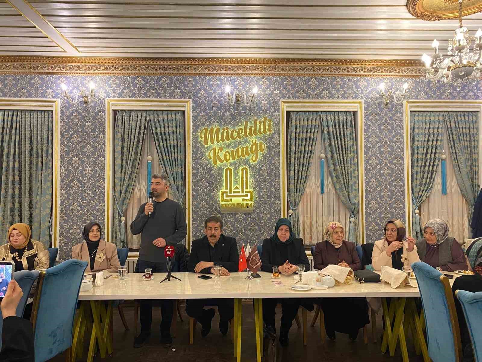 Erzurum’da 8 Mart Dünya Kadınlar Günü’nde "Ahde vefa iftarı" düzenlendi