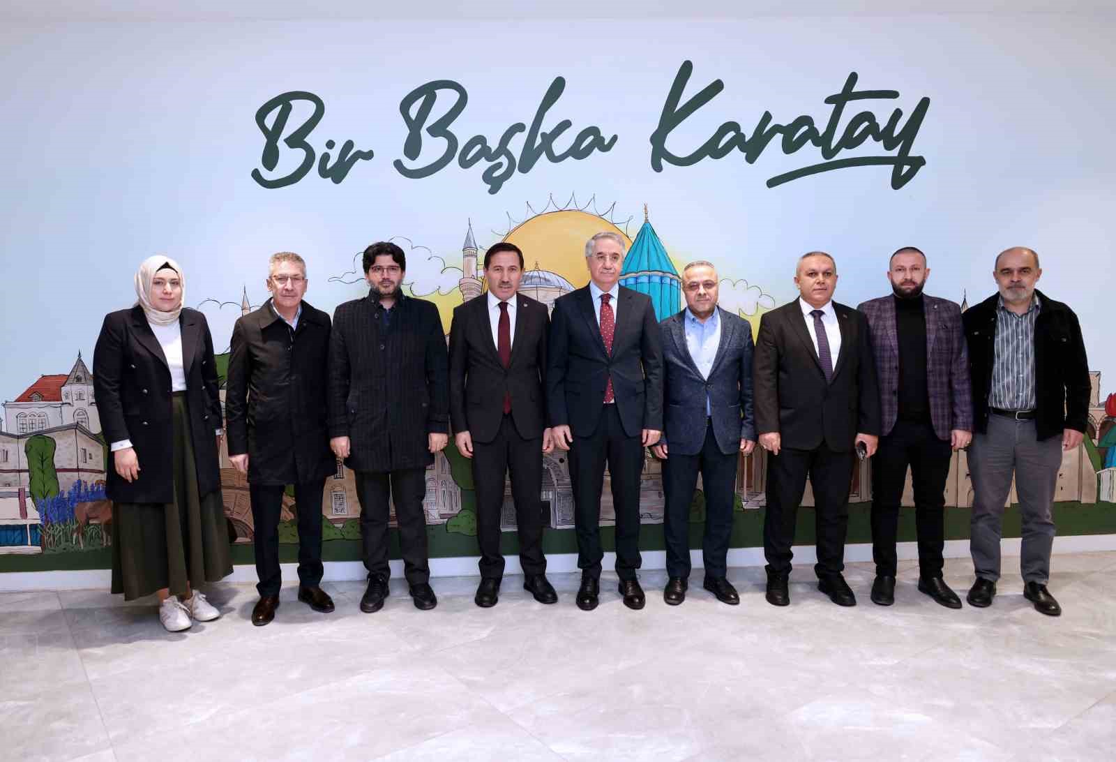 AK Parti heyeti Karatay&rsquo;da yatırımları inceledi
