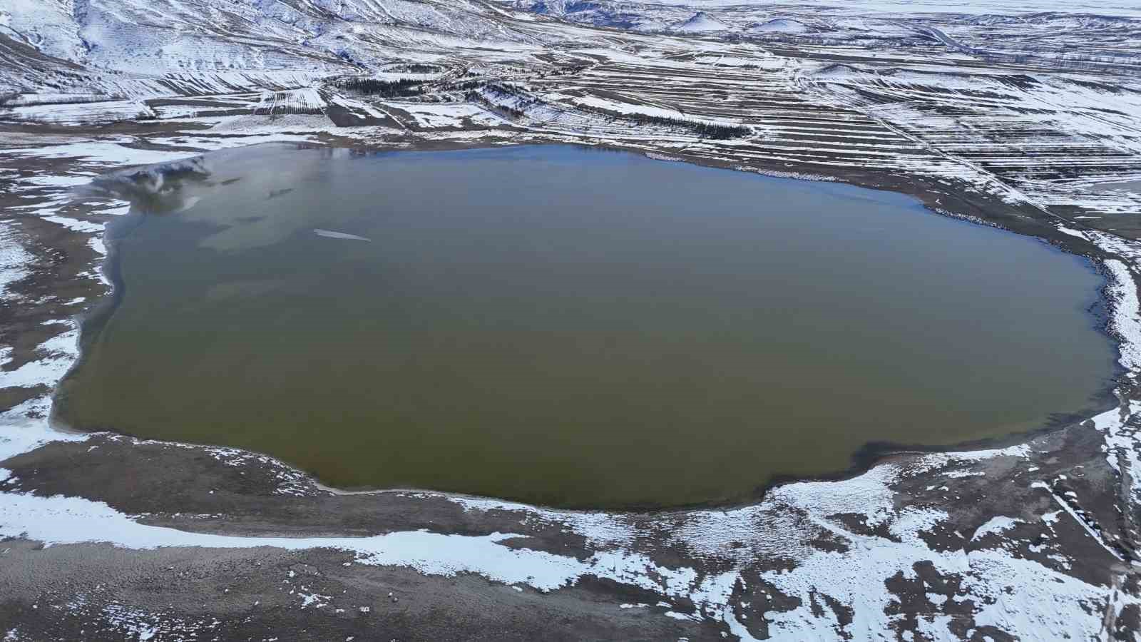 Bir d&ouml;nem tamamen kuruyup beyaz &ouml;rt&uuml;yle kaplanmıştı, yeniden su tuttu
