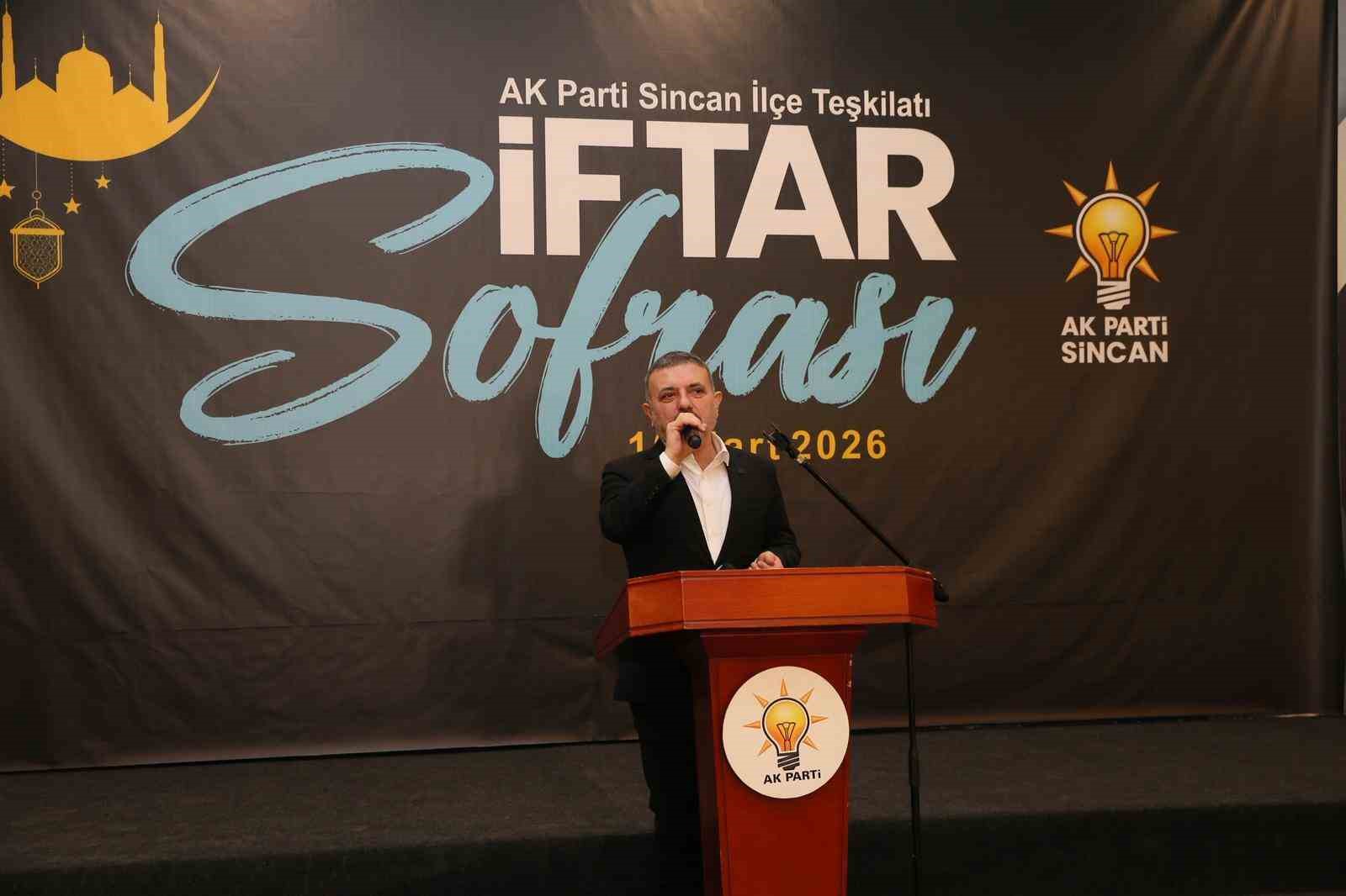 AK Parti Sincan Teşkilatı &uuml;yeleri iftarda buluştu
