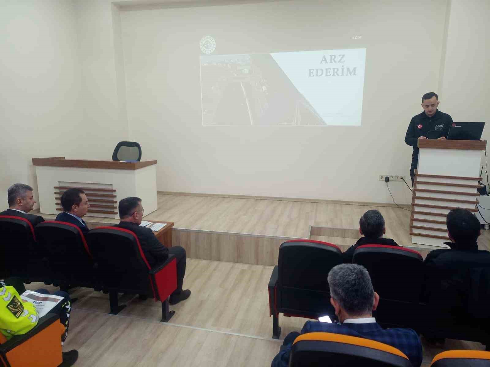 Samsun&rsquo;da afet hazırlığı toplantısı
