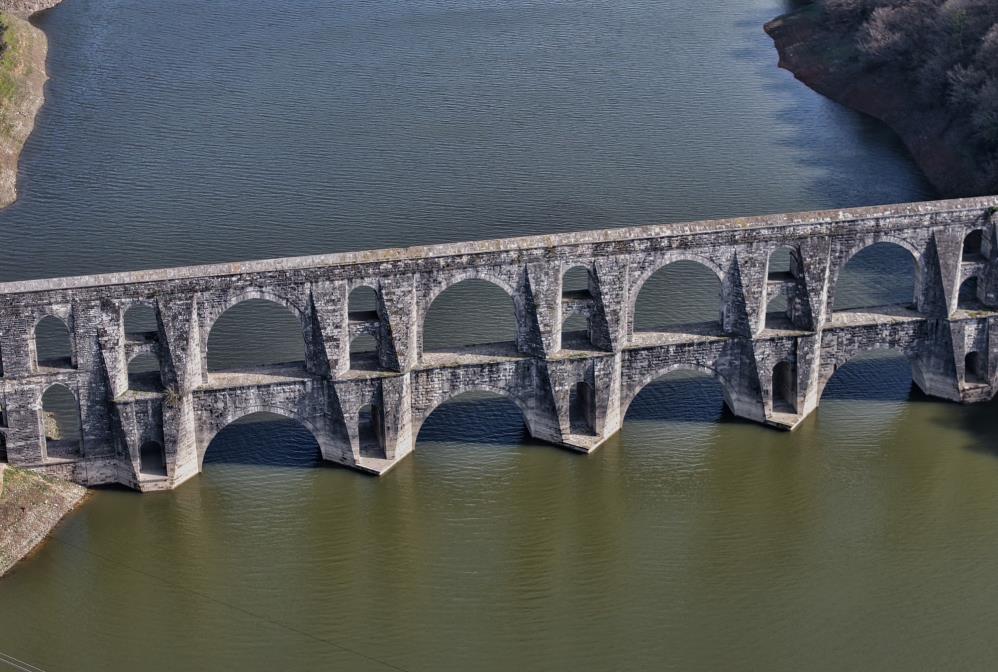 İstanbul&rsquo;da barajlarda doluluk y&uuml;zde 45,95 oldu; Mağlova Kemeri yeniden suyla buluştu