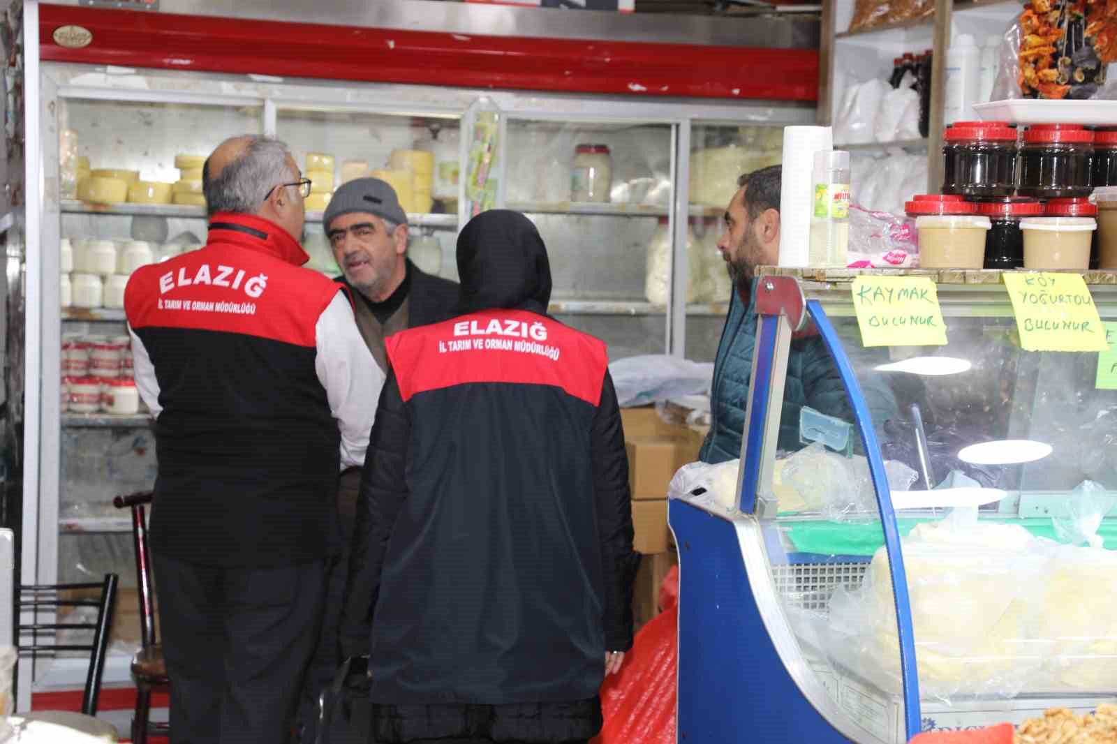 Elazığ&rsquo;da gıda denetimleri s&uuml;r&uuml;yor

