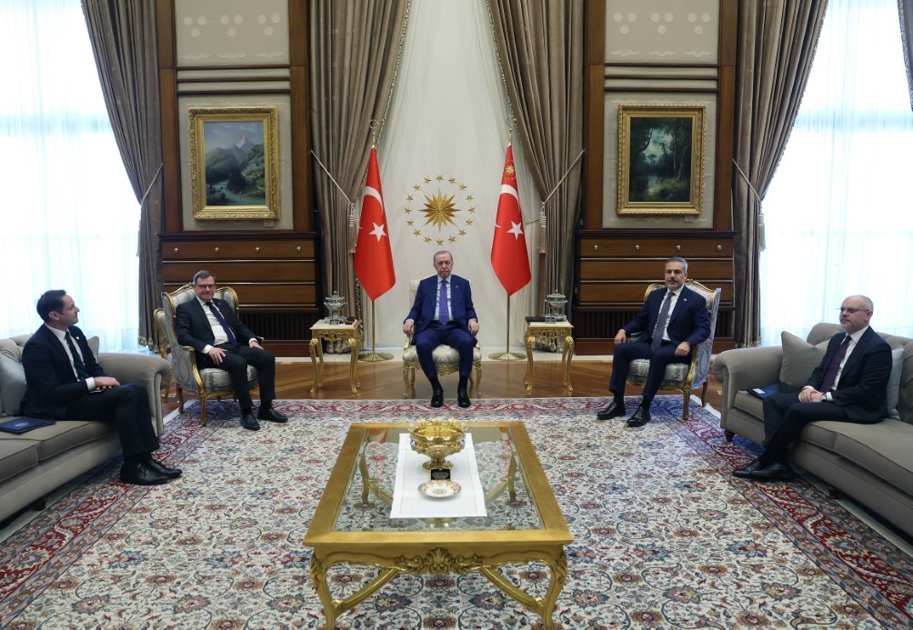 Cumhurbaşkanı Erdoğan, Almanya Dışişleri Bakanı Johann Wadephul&rsquo;u kabul etti