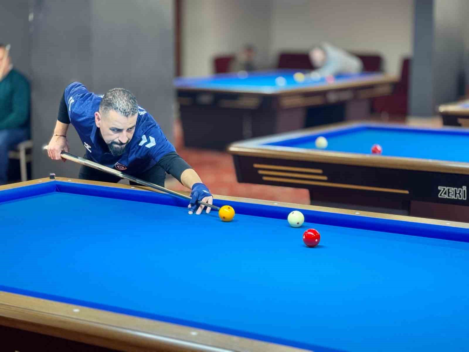Bölgesel 3 bant bilardo kulüpler ligi Düzce’de tamamlandı