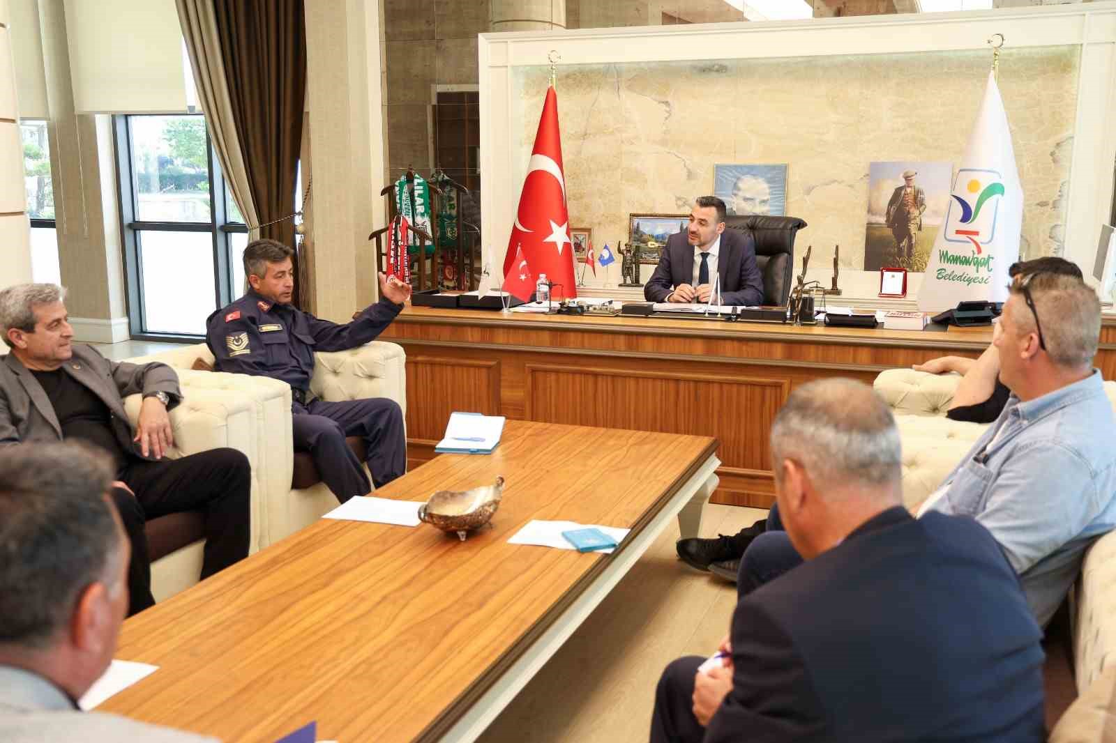 Manavgat’ta sezon öncesi ulaşım ve güvenlik masaya yatırıldı