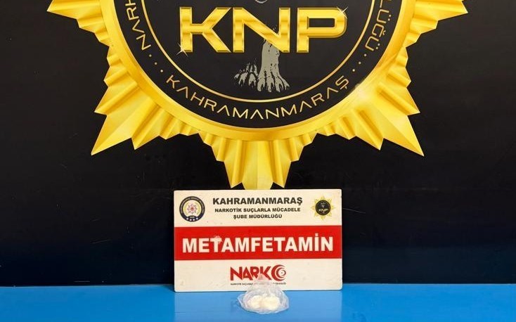 Kahramanmaraş’ta uyuşturucu operasyonu: 1 tutuklama