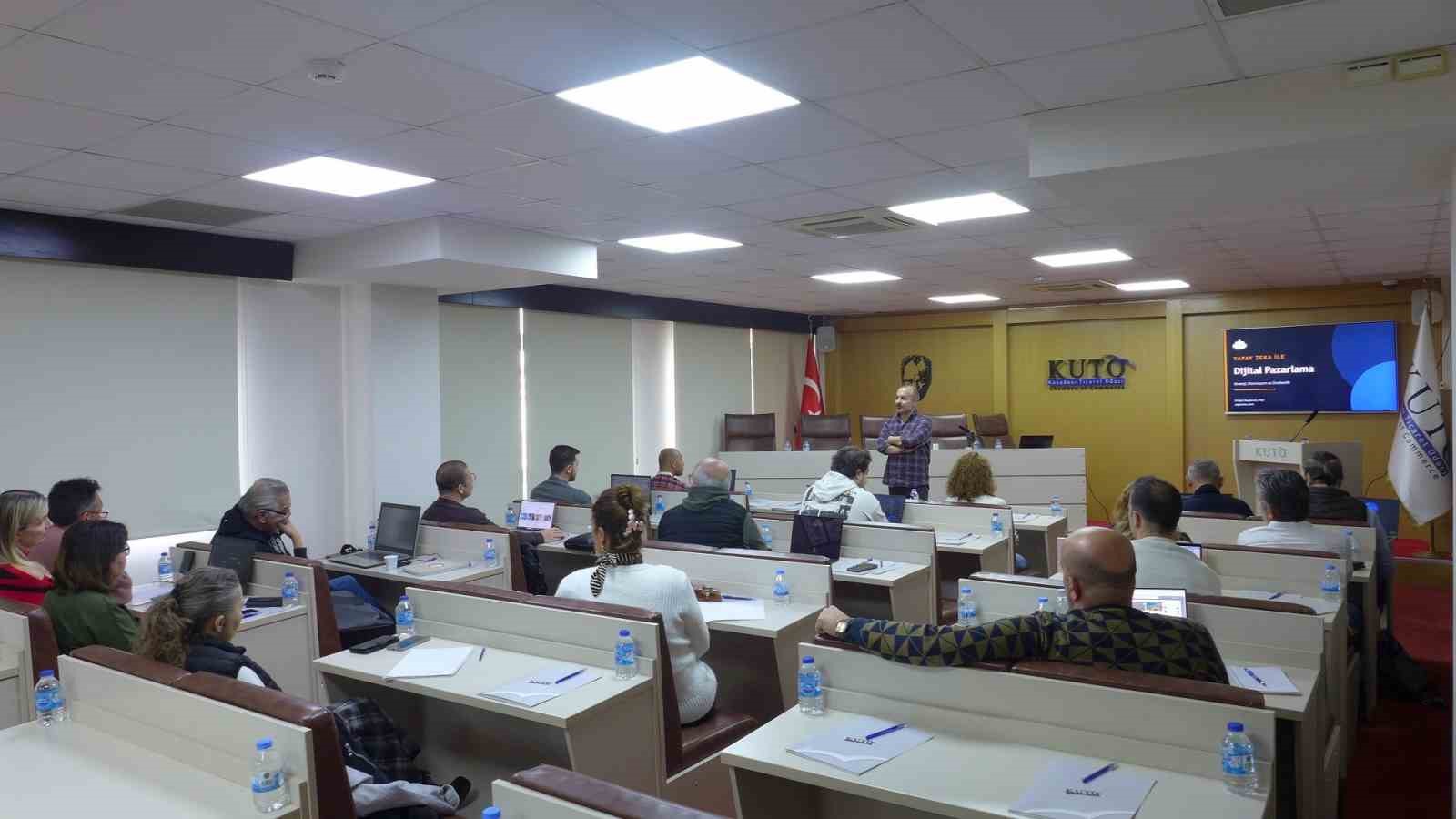 KUTO’da "Yapay Zeka ile Dijital Pazarlama" konulu eğitim gerçekleştirildi