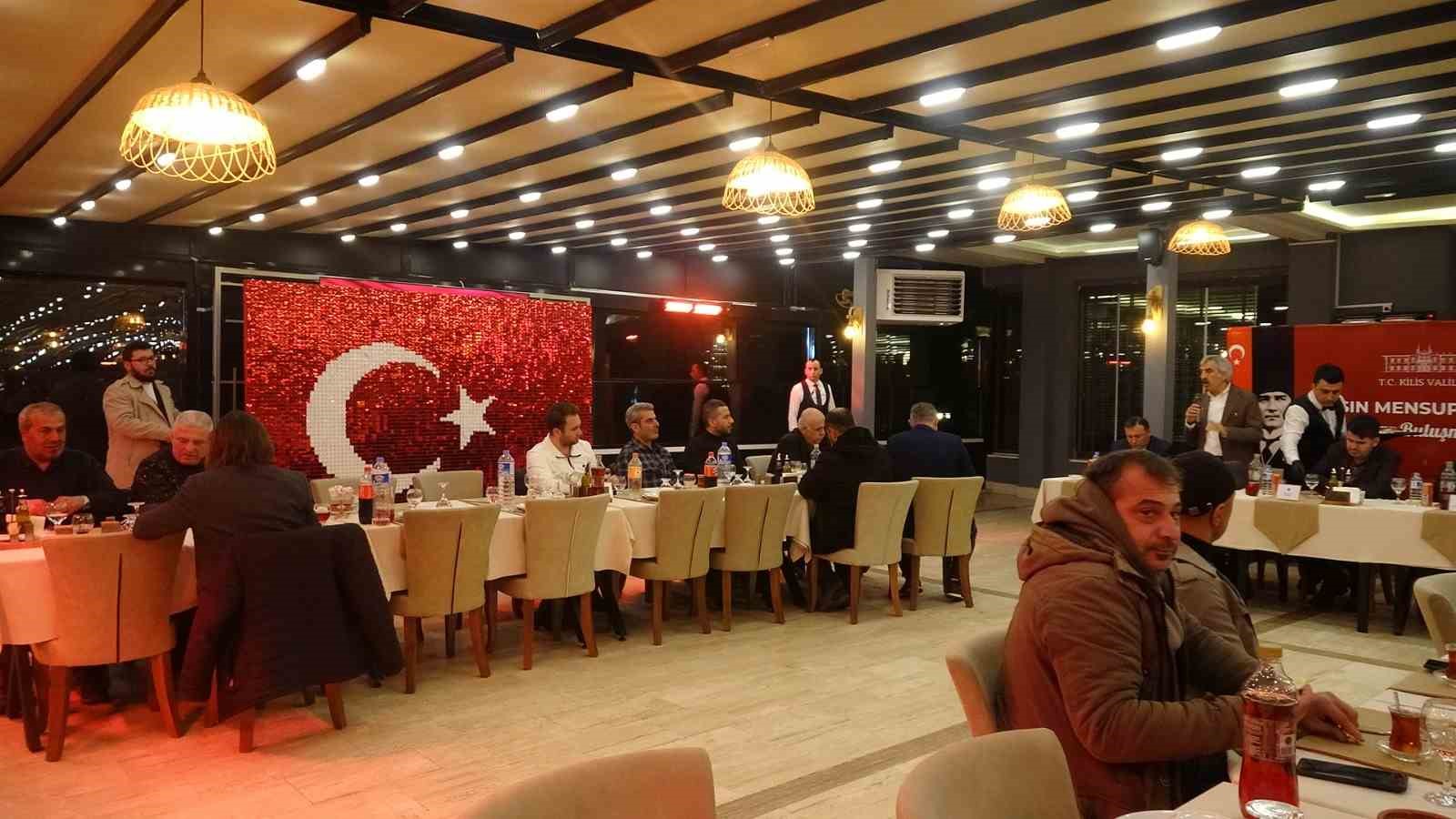 Kilis Valisi Kalaylı basın mensuplarıyla iftarda bir araya geldi