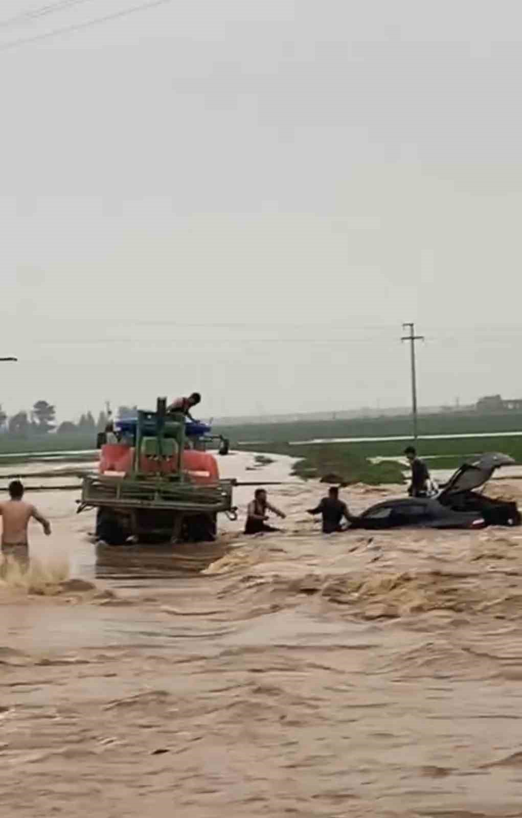 Mardin&rsquo;de sağanak hayatı fel&ccedil; etti: Dereler taştı, ahır &ccedil;&ouml;kt&uuml;
