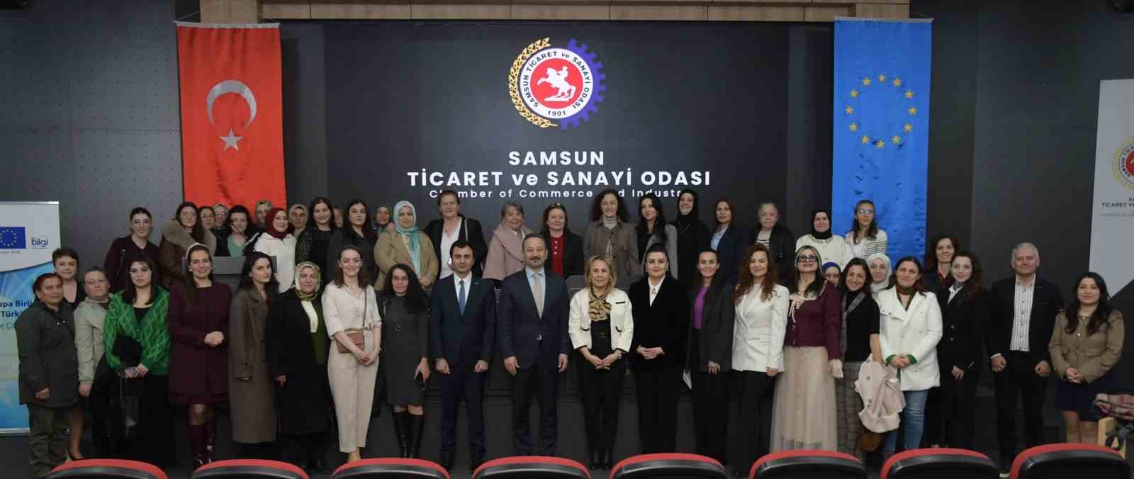 Samsun’da kadın çiftçilere sürdürülebilir tarım anlatıldı