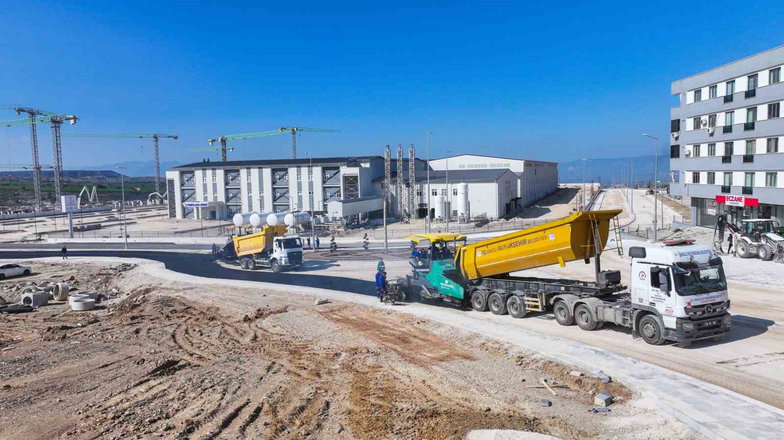 Denizli Acil Durum Hastanesine ulaşım altyapısı tamamlandı
