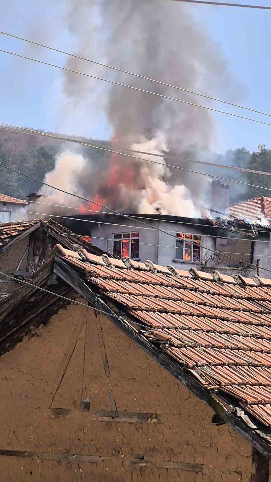 Köyde kurulan yangın vanaları muhtemel bir felaketi önledi