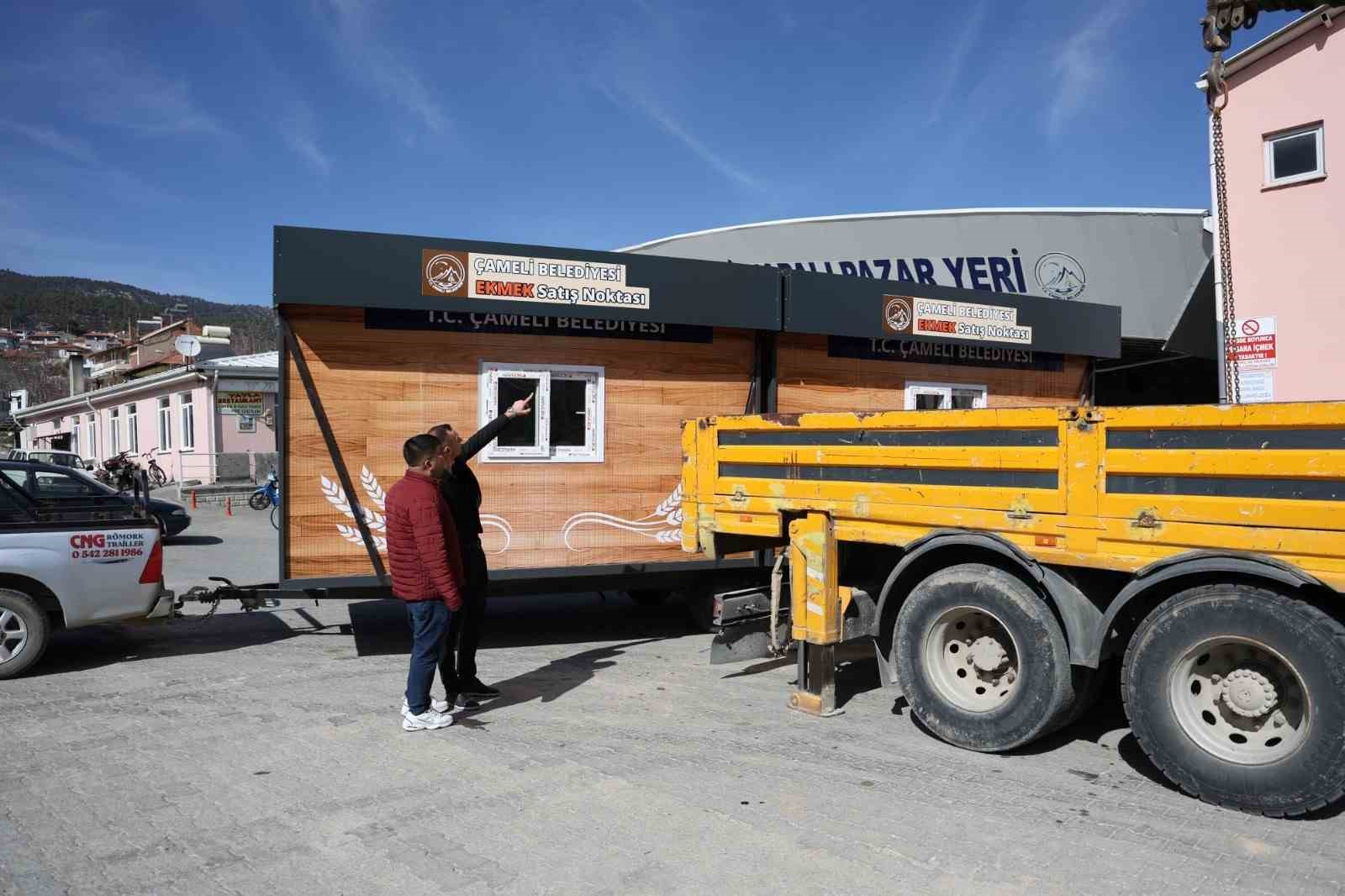 Çameli’de yöresel ekmek satış noktaları hizmete hazırlanıyor