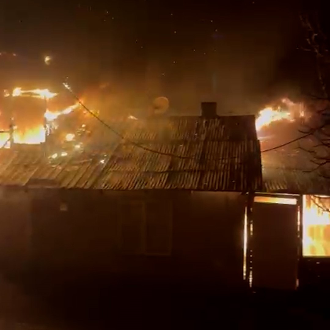 Bolu’da tek katlı ev küle döndü