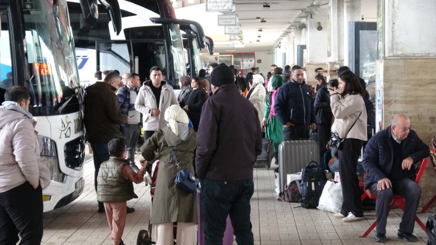 Gaziantep&rsquo;te otogarda bayram yoğunluğu