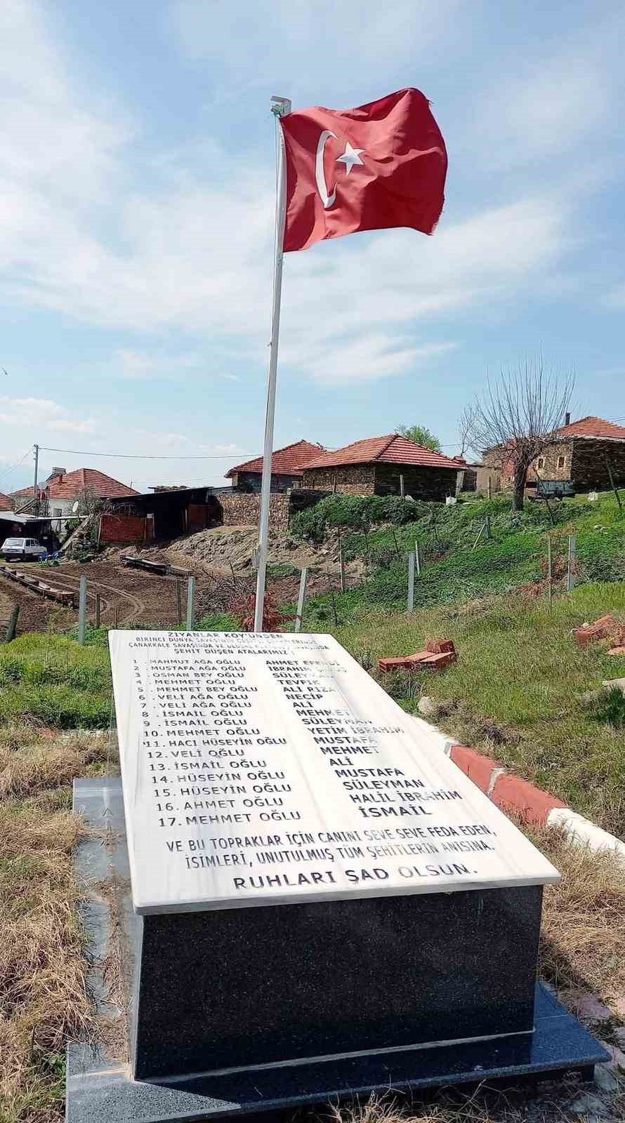 Ziyanlar Mahallesi şehitlerini unutmadı