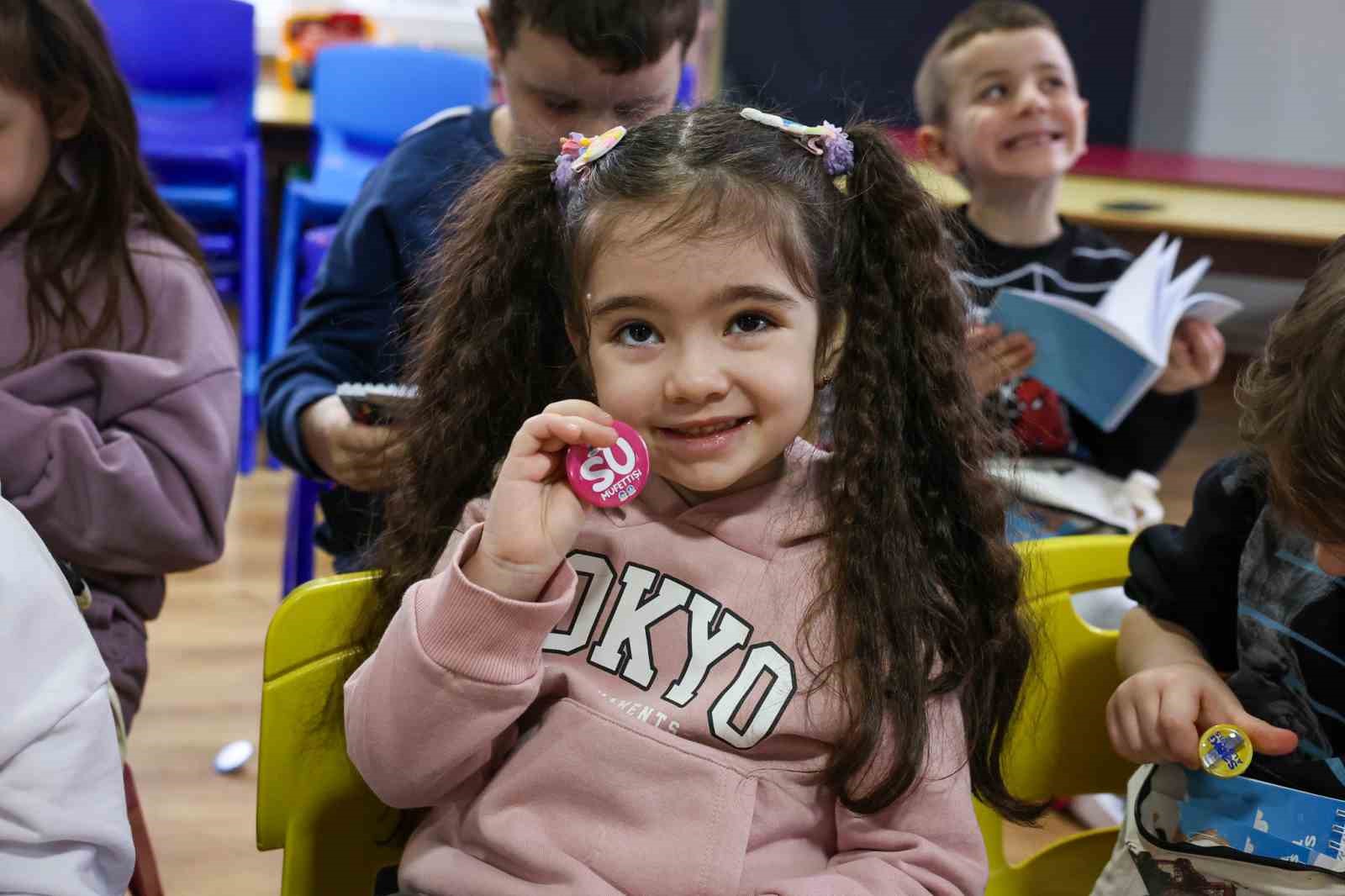 Minik &ouml;ğrenciler &lsquo;Su M&uuml;fettişi&rsquo; ilan edildi
