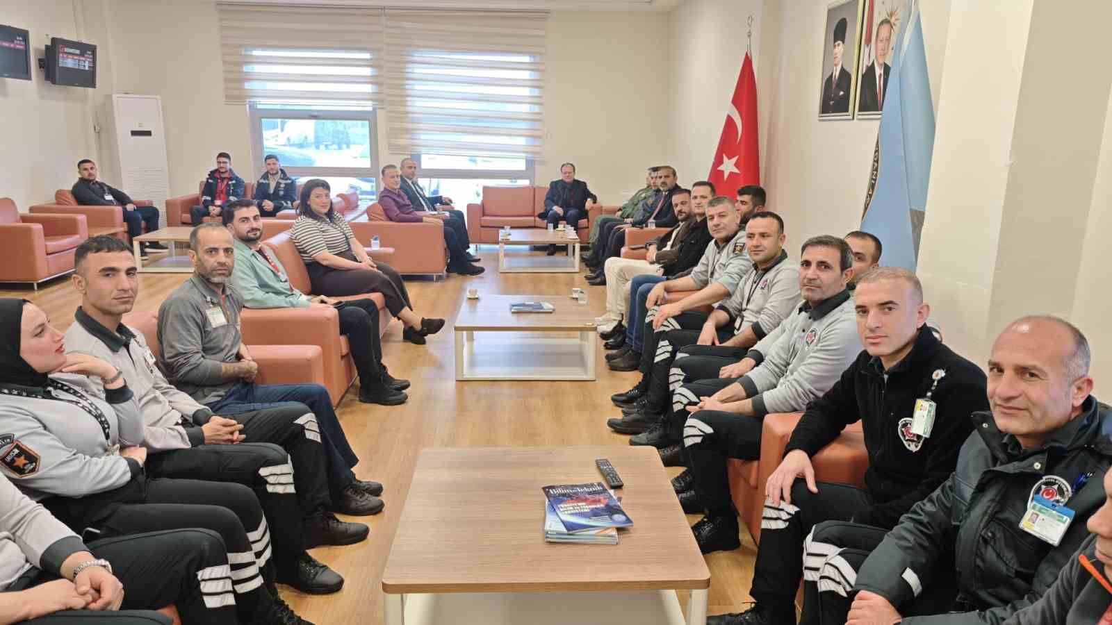 Şırnak Şerafettin Elçi Havalimanında bayramlaşma töreni