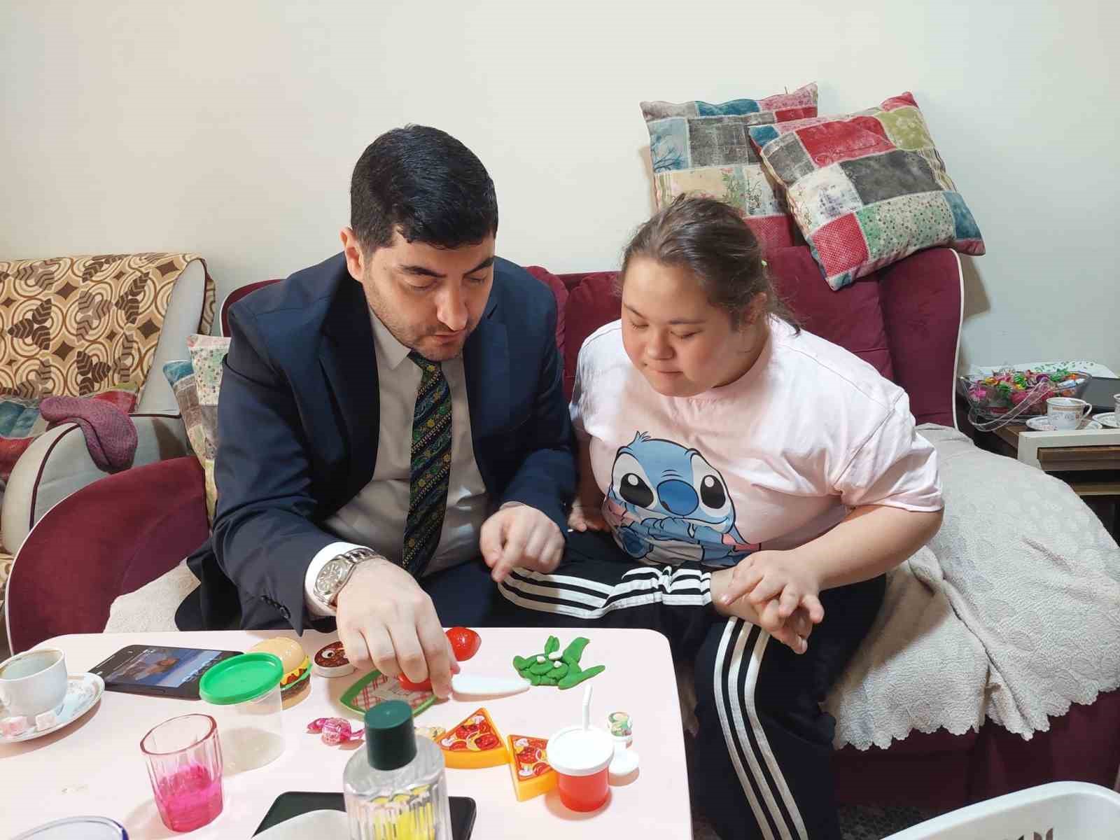 Etimesgut’ta down sendromlu bireyler unutulmadı