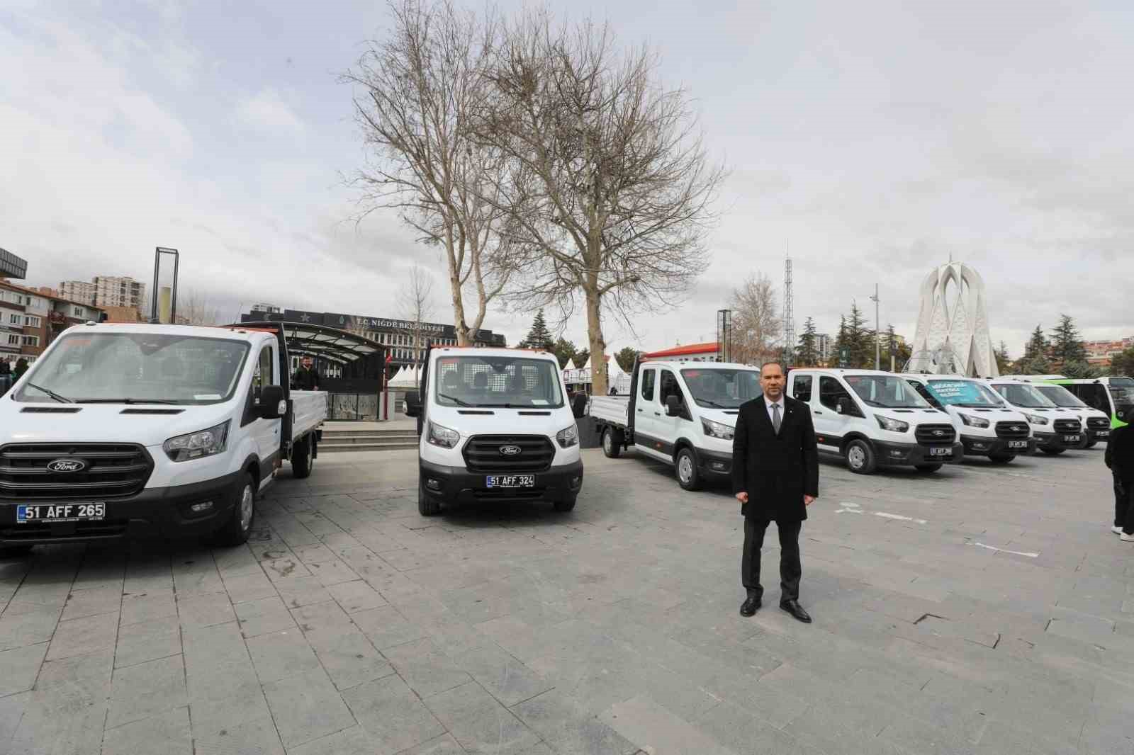 Niğde Belediyesi ara&ccedil; filosunu b&uuml;y&uuml;tmeye devam ediyor
