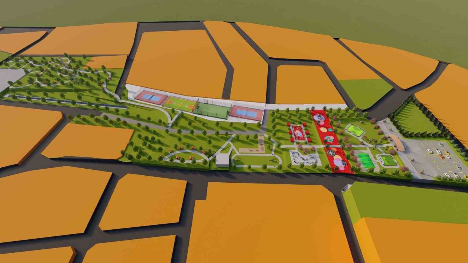 Yeşilyurt Millet Bah&ccedil;esi&rsquo;nde &ccedil;alışmalar s&uuml;r&uuml;yor
