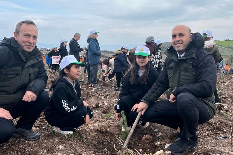 Manisa’da Orman Haftası’nda binlerce fidan toprakla buluştu