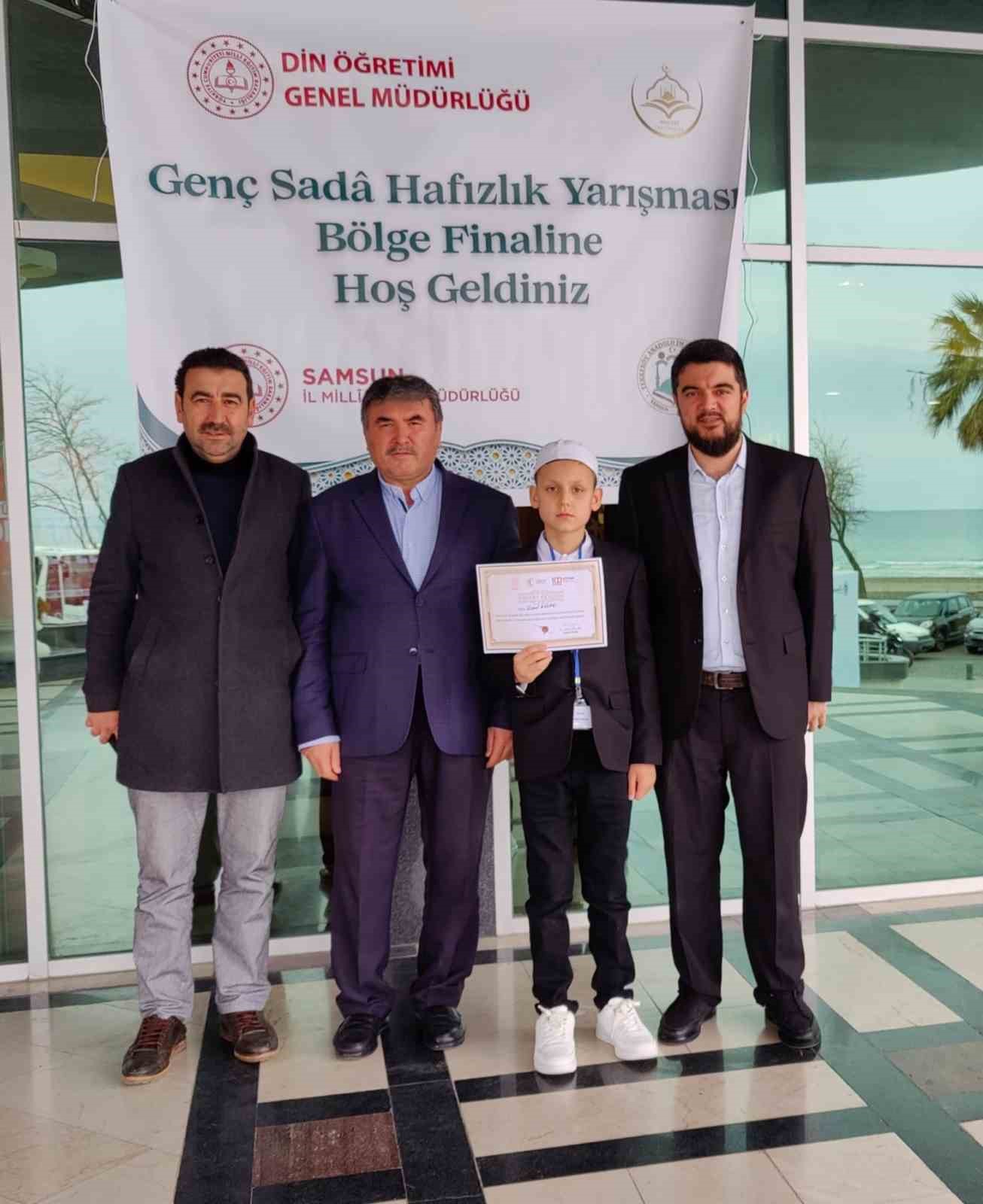 Devrekli öğrenci Samsun’da ikinci oldu
