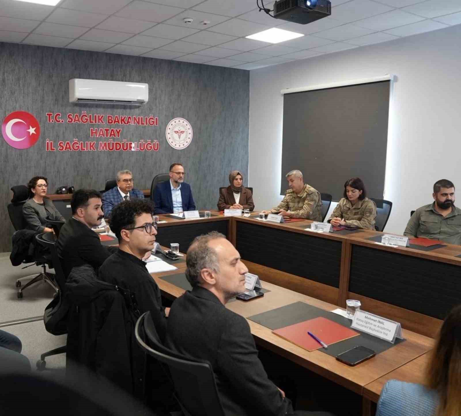 Hatay’da çocuk izlem merkezi il koordinasyon kurulu toplantısı düzenlendi