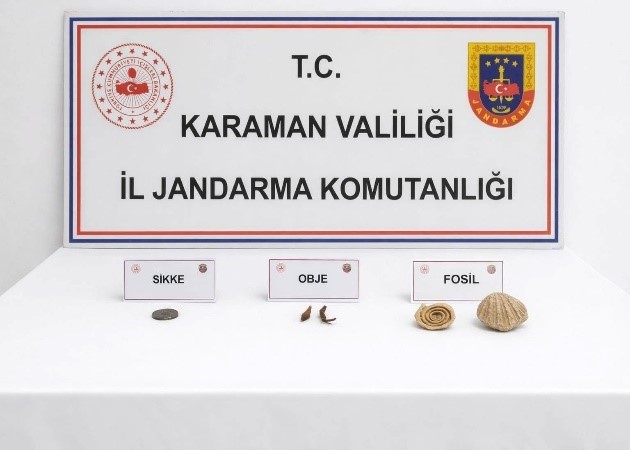 Karaman’da tarihi eser ele geçirildi: 15 tutuklama