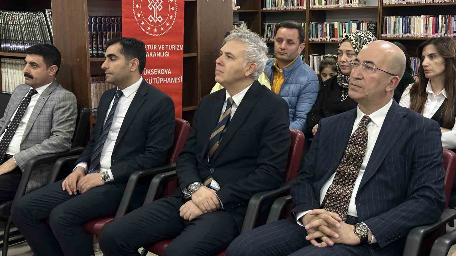 Y&uuml;ksekova&rsquo;da 62. K&uuml;t&uuml;phane Haftası etkinliklerle başladı
