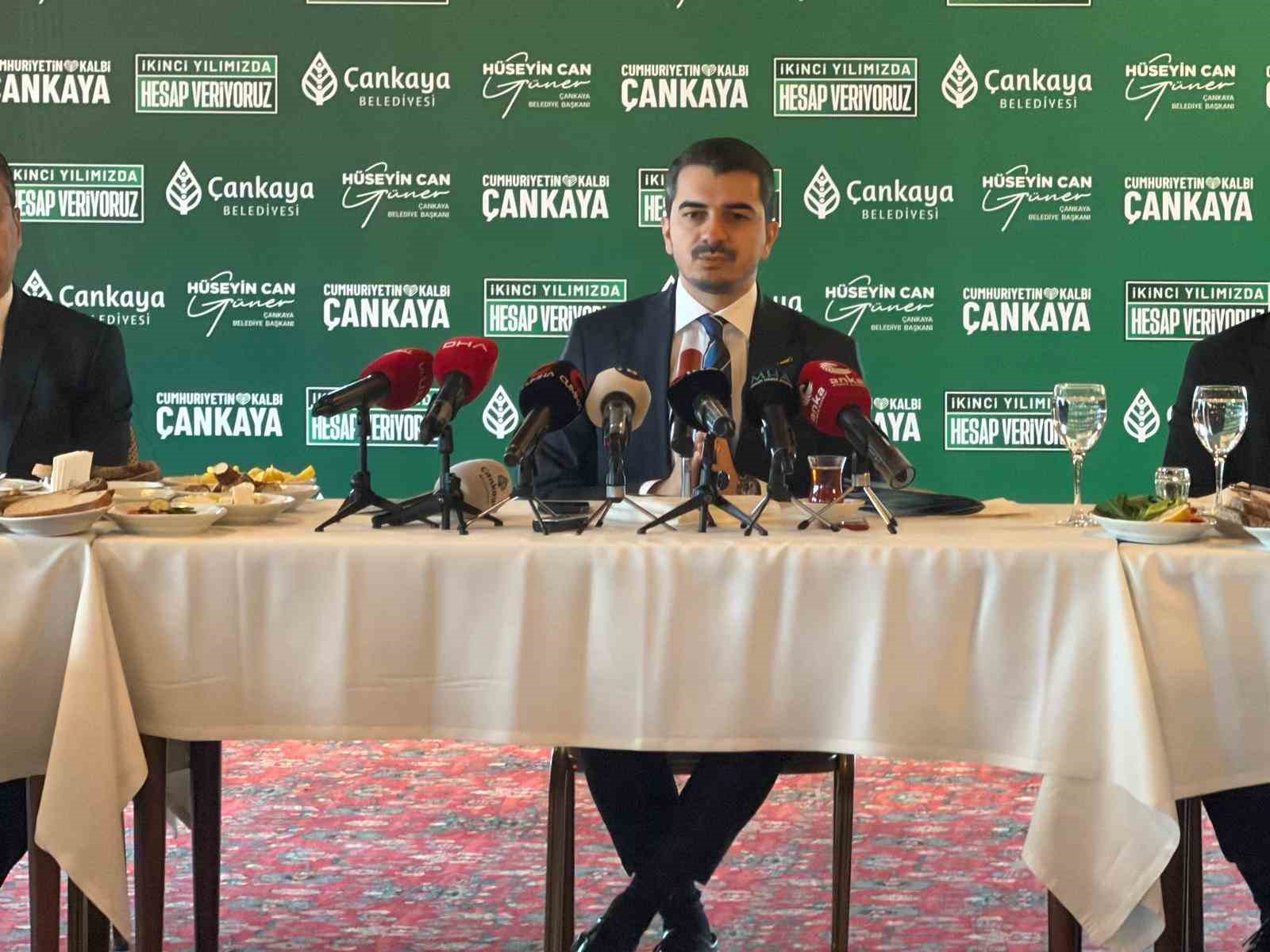 Çankaya Belediye Başkanı Güner, iki yıllık görev süresini değerlendirdi