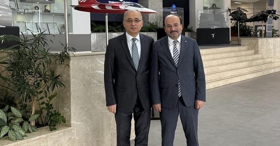 Rektör Çakmak’tan TUSAŞ’a ziyaret