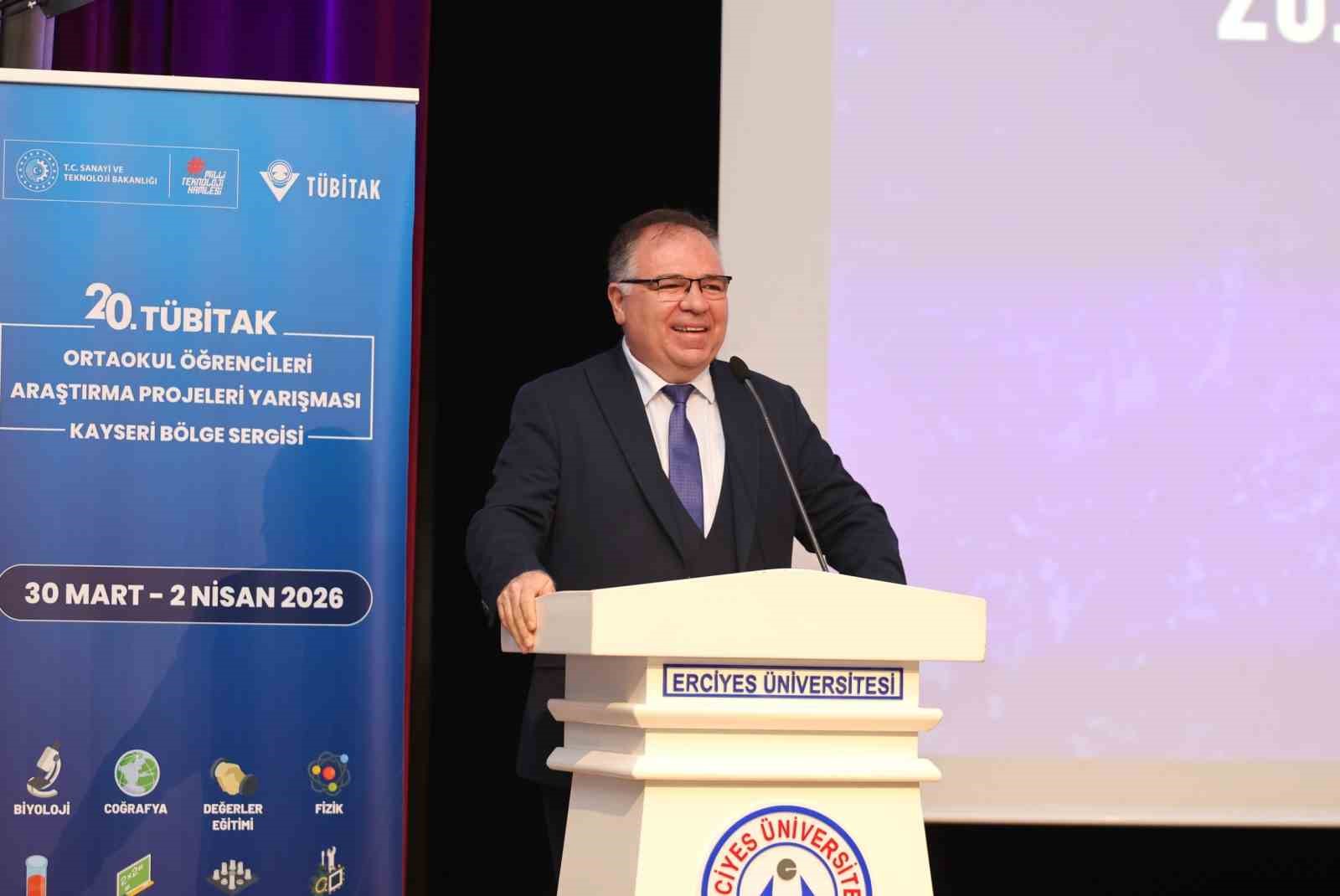 TÜBİTAK Ortaokul Öğrencileri Araştırma Projeleri Kayseri Bölge Yarışması’nı kazananlar belli oldu