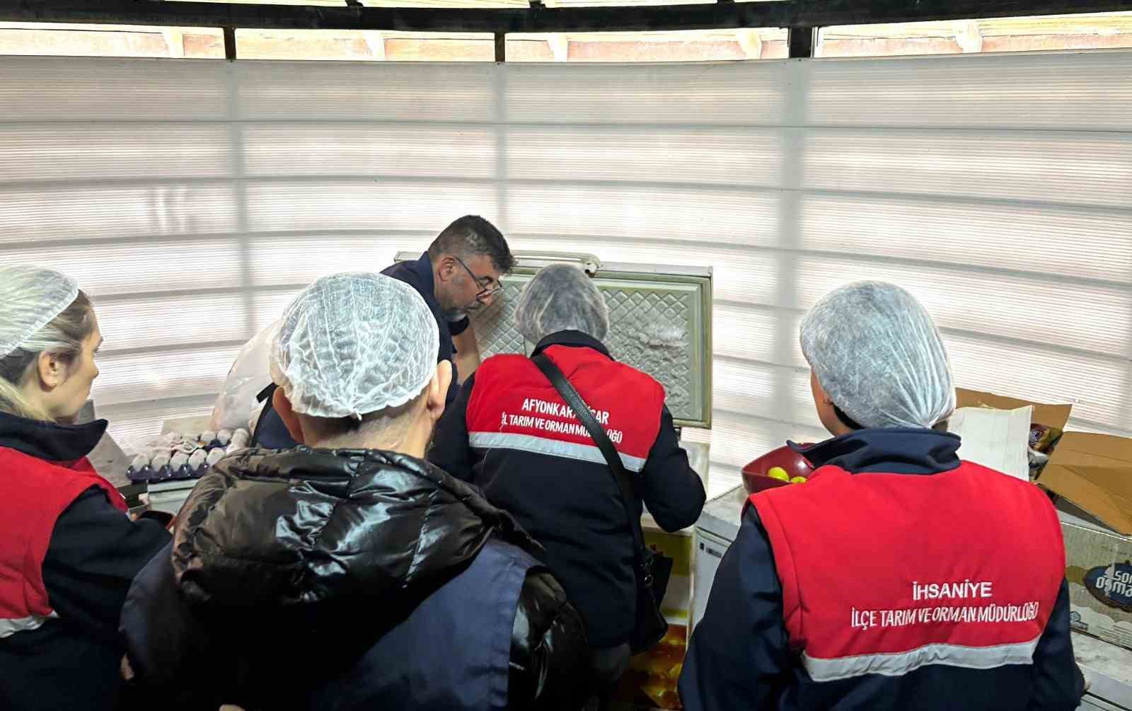 İhsaniye&rsquo;de gıda işletmelerine y&ouml;nelik denetim
