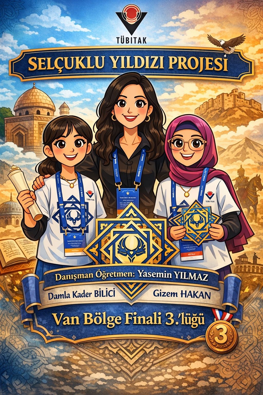 Muradiyeli &ouml;ğrencilerden T&Uuml;BİTAK başarısı
