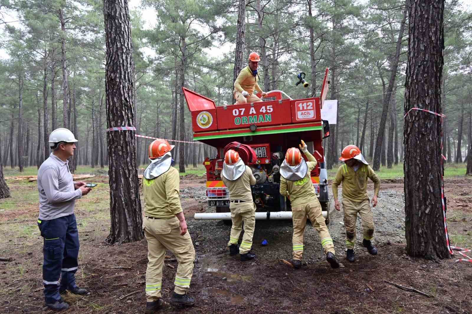 Ormancılar Antalya’da kıyasıya yarıştı