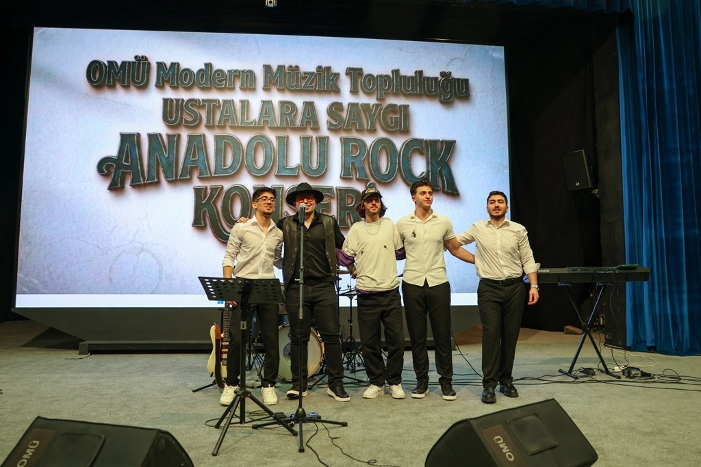 OM&Uuml;&rsquo;de "Ustalara Saygı Anadolu Rock Konseri"

