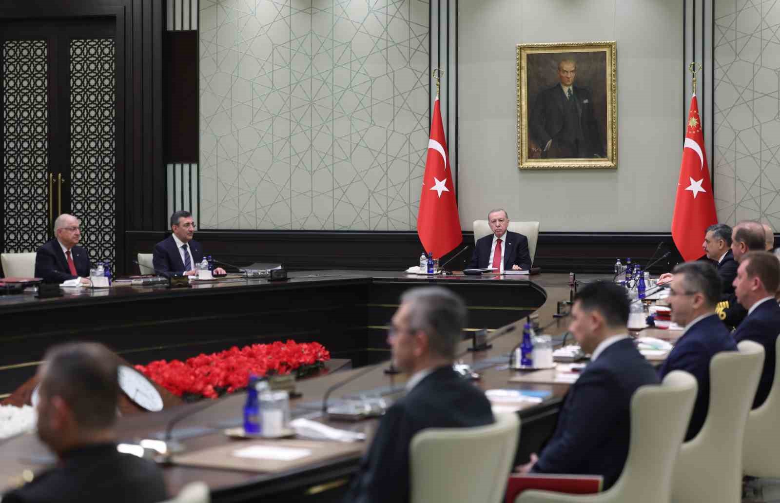Milli G&uuml;venlik Kurulu, Cumhurbaşkanı Recep Tayyip Erdoğan&rsquo;ın başkanlığında toplandı.
