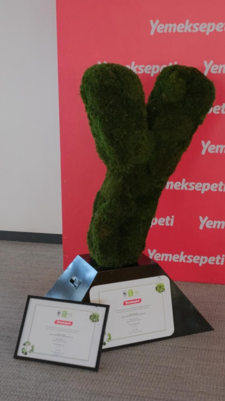 Yemeksepeti, Yeşil Ofis Diplomasını &uuml;&ccedil;&uuml;nc&uuml; kez yeniledi
