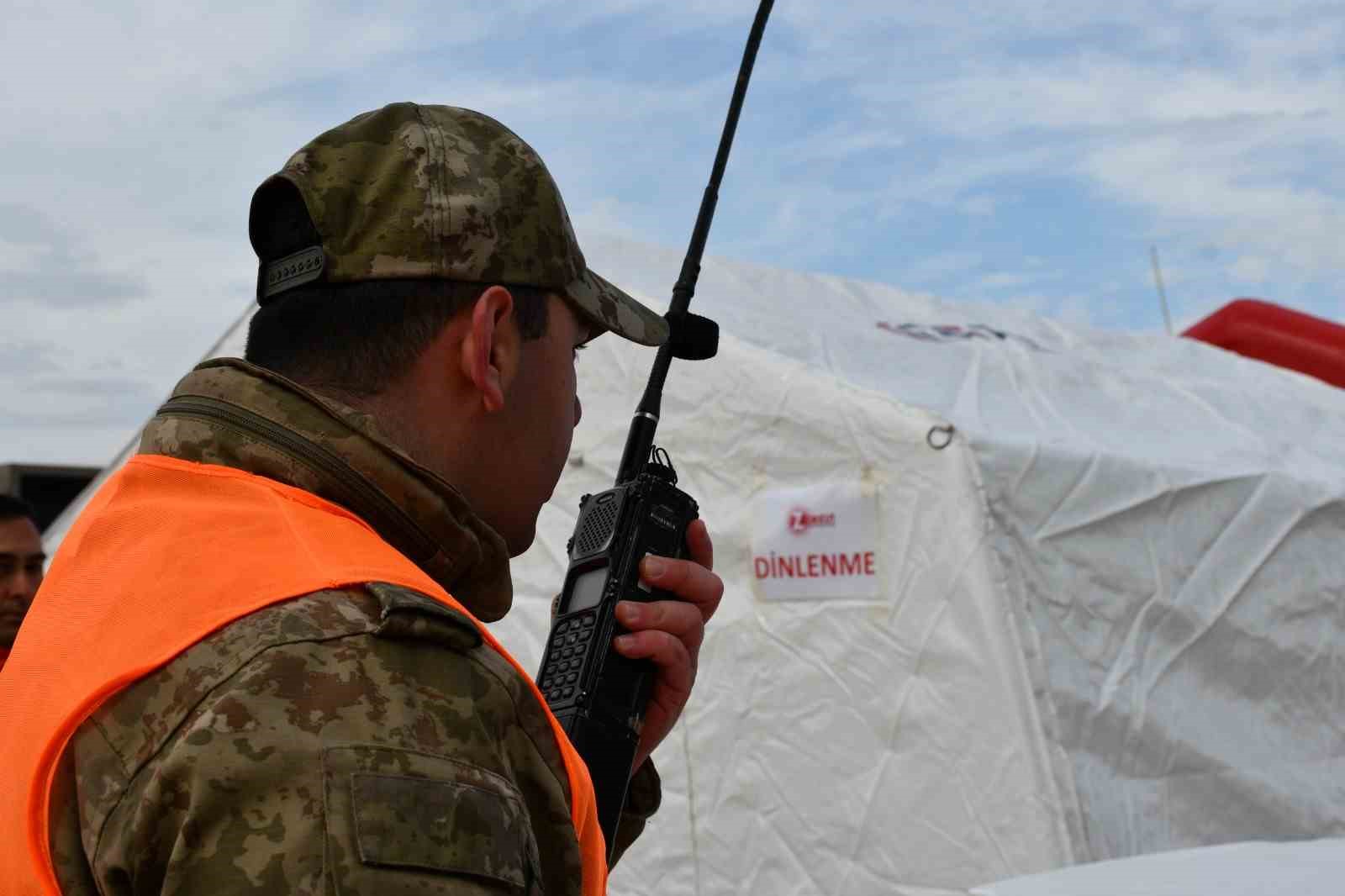 L&uuml;leburgaz&rsquo;da sel tatbikatı yapıldı
