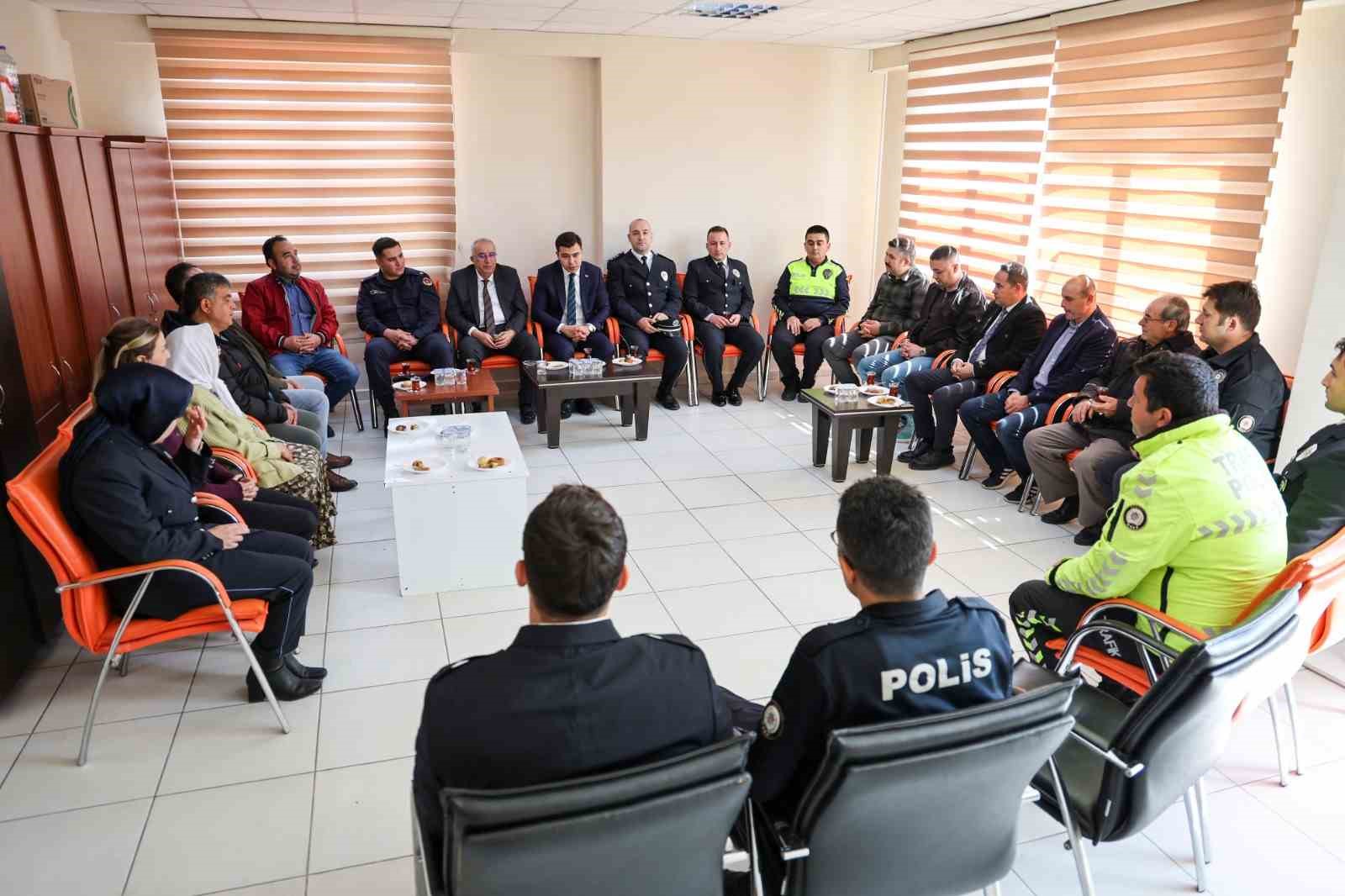 Çameli protokolünden 10 Nisan’da polislere anlamlı ziyaret