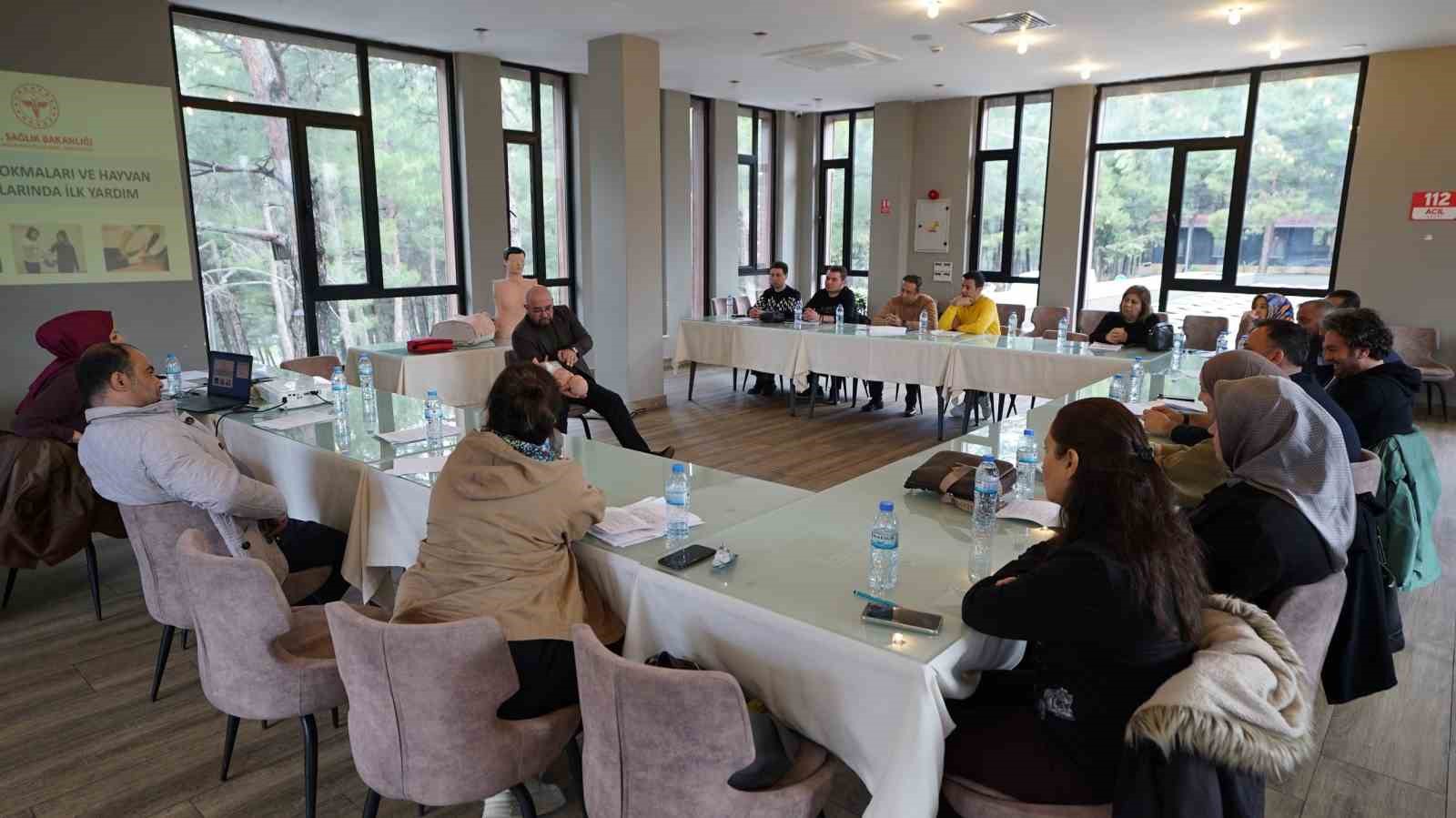 Kahramanmaraş&rsquo;ta belediye personellerine ilk yardım eğitimi
